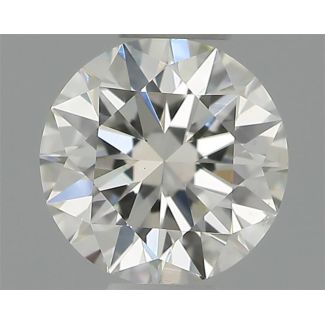 0.30 Carat Round H VS2 EX VG IGI Natural Diamond