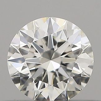 0.3 Carat Round H VVS1 EX GIA Natural Diamond