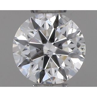 0.32 Carat Round F SI2 EX GIA Natural Diamond