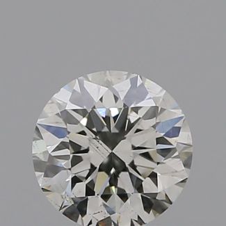 0.30 Carat Round I SI1 EX IGI Natural Diamond