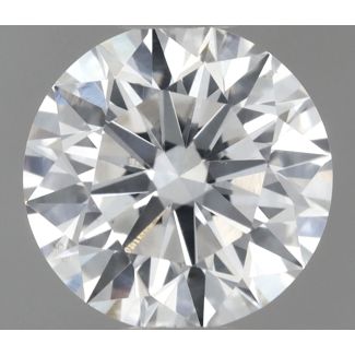 0.52 Carat Round E SI1 EX VG GIA Natural Diamond