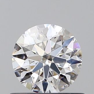 0.5 Carat Round E VS2 EX GIA Natural Diamond