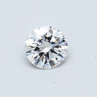 0.36 Carat Round D VS2 EX GIA Natural Diamond