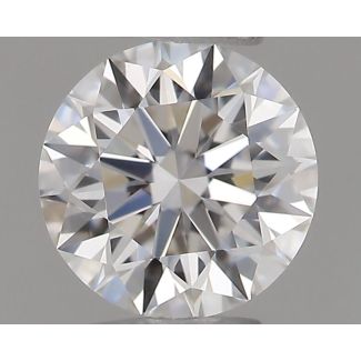 0.31 Carat Round F VS1 EX GIA Natural Diamond