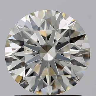 1.27 Carat Round K VS2 EX GIA Natural Diamond