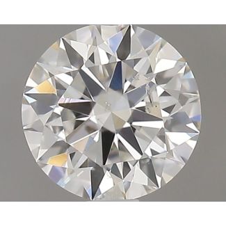 0.5 Carat Round G SI2 EX GIA Natural Diamond