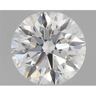 0.36 Carat Round H VS1 EX GIA Natural Diamond