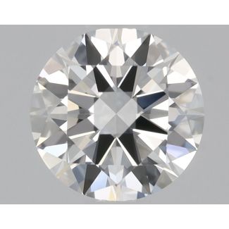 0.4 Carat Round F VVS1 EX GIA Natural Diamond