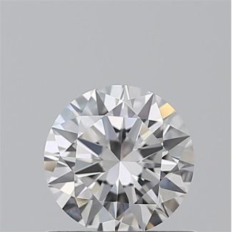 0.6 Carat Round E VVS1 EX VG GIA Natural Diamond