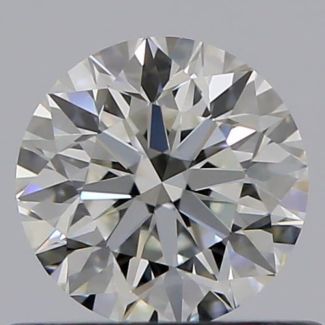 0.50 Carat Round H VVS1 VG EX GIA Natural Diamond