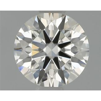 0.52 Carat Round H IF EX GIA Natural Diamond