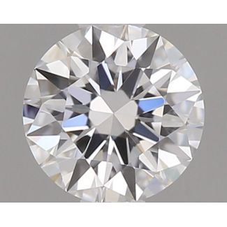 0.24 Carat Round E IF EX GIA Natural Diamond