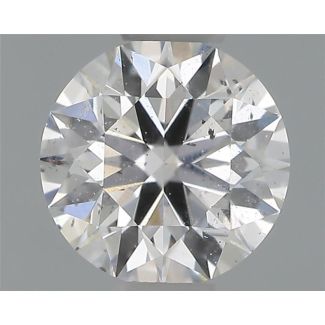 0.40 Carat Round D SI2 EX GIA Natural Diamond