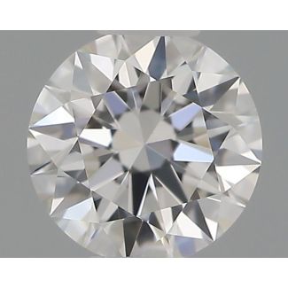 0.24 Carat Round F VVS1 EX GIA Natural Diamond