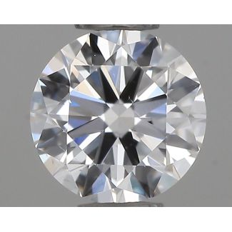 0.4 Carat Round F VS2 VG EX GIA Natural Diamond