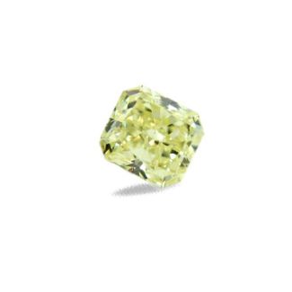 1.06 Carat Radiant Light Yellow SI2 - VG GD GIA Natural Diamond