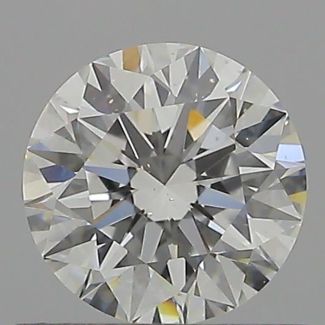 0.71 Carat Round D SI1 EX GIA Natural Diamond