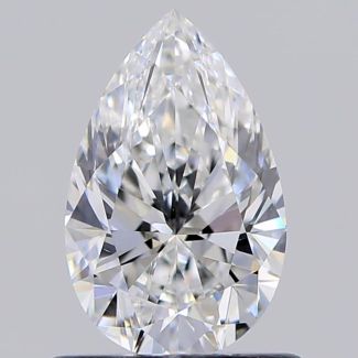 0.70 Carat Pear E VS2 - EX VG GIA Natural Diamond