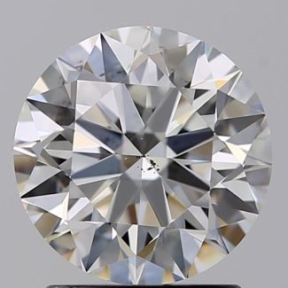 1.55 Carat Round E SI1 EX GIA Natural Diamond