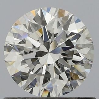 0.77 Carat Round E VVS2 EX GIA Natural Diamond