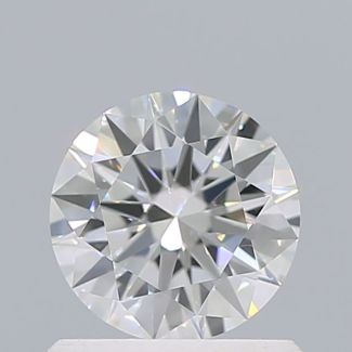 0.73 Carat Round H VVS1 EX GIA Natural Diamond