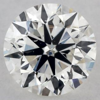 0.81 Carat Round G SI2 VG EX GIA Natural Diamond