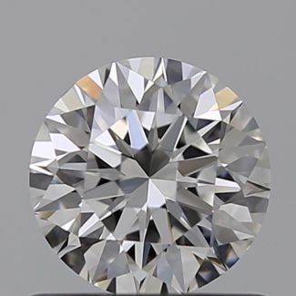 0.6 Carat Round H VS1 EX GIA Natural Diamond