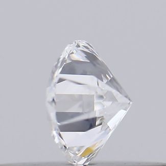 0.19 Carat Round D VVS2 EX GIA Natural Diamond