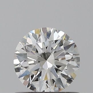 0.62 Carat Round G SI1 EX GIA Natural Diamond