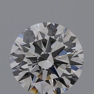 0.46 Carat Round E VVS1 EX GIA Natural Diamond