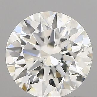 0.61 Carat Round H VS2 EX GIA Natural Diamond