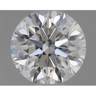 0.3 Carat Round E VVS1 EX GIA Natural Diamond