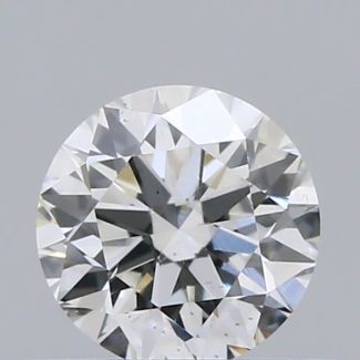 0.41 Carat Round E VS2 VG EX GIA Natural Diamond