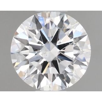 0.5 Carat Round E SI2 EX GIA Natural Diamond