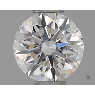 0.37 Carat Round F VVS1 EX GIA Natural Diamond