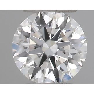 0.18 Carat Round E VS1 EX GIA Natural Diamond