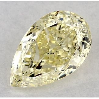 2.21 Carat Pear Light Yellow VVS1 - EX GD GIA Natural Diamond