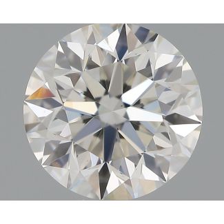 0.9 Carat Round H VS1 GD EX GIA Natural Diamond