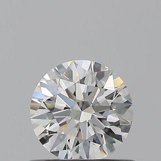 0.5 Carat Round G VVS2 EX GIA Natural Diamond