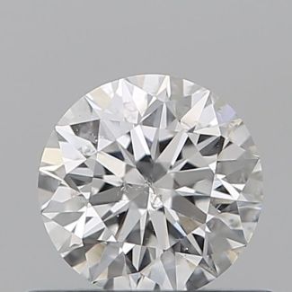 0.5 Carat Round E SI2 EX GIA Natural Diamond