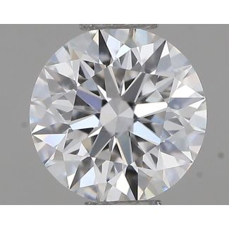 0.42 Carat Round D SI1 EX GIA Natural Diamond