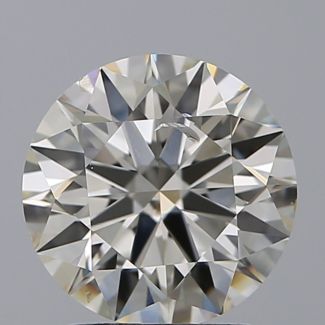 2.01 Carat Round J SI2 EX IGI Natural Diamond