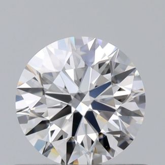 0.52 Carat Round F VVS2 EX GIA Natural Diamond