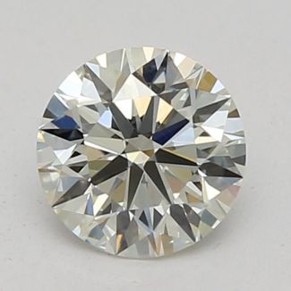 0.40 Carat Round J VVS2 EX VG GIA Natural Diamond