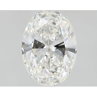 1.0 Carat Oval F VS2 - EX VG GIA Natural Diamond