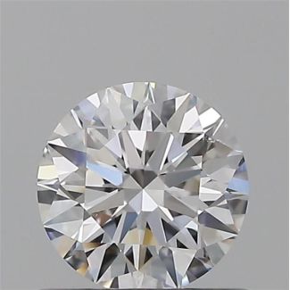 0.53 Carat Round D VS2 EX GIA Natural Diamond