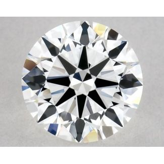 0.7 Carat Round F VVS2 EX GIA Natural Diamond