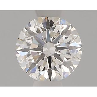 0.40 Carat Round H SI2 EX GIA Natural Diamond