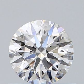 0.5 Carat Round F VVS1 EX GIA Natural Diamond