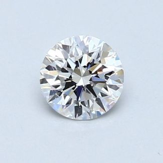 0.6 Carat Round D IF EX GIA Natural Diamond